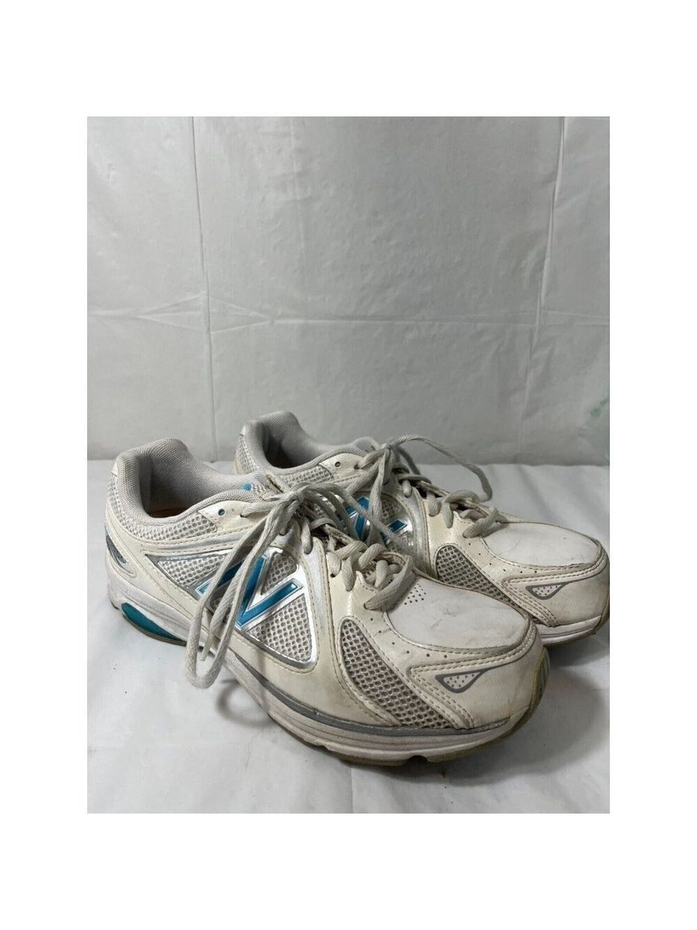 New Balance WW847WB Women 10 White Mesh Comfort Sneaker Walking Shoes